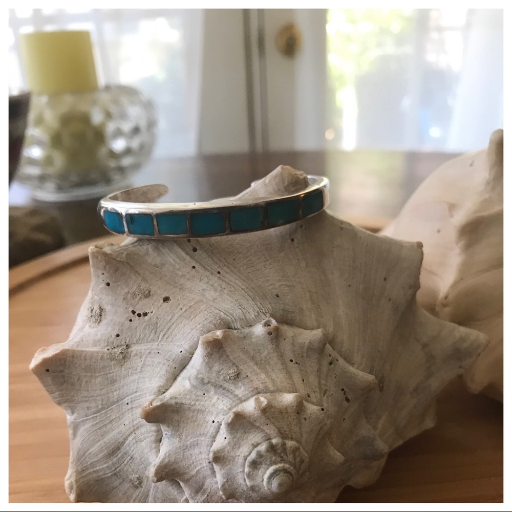 Vintage Navajo Silver Turquoise Cuff,FINAL PRICE